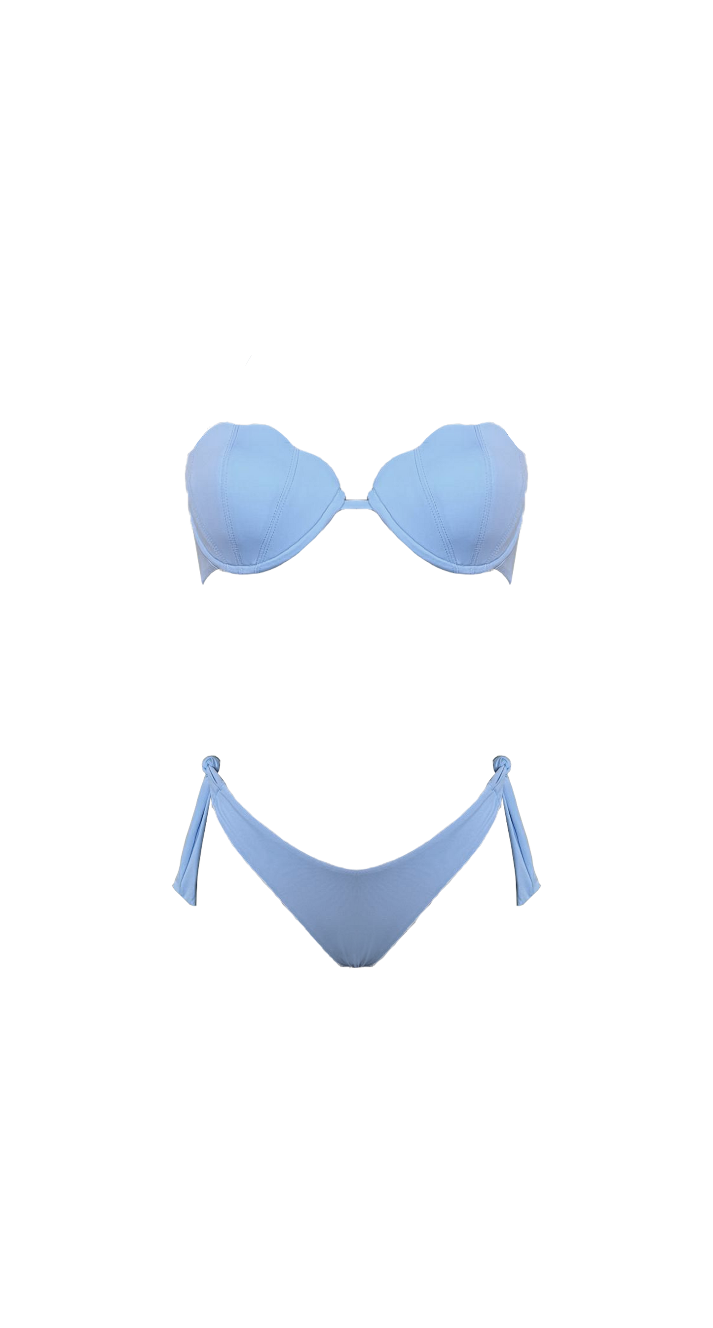 BIKINI CONCHIGLIA AZZURRO