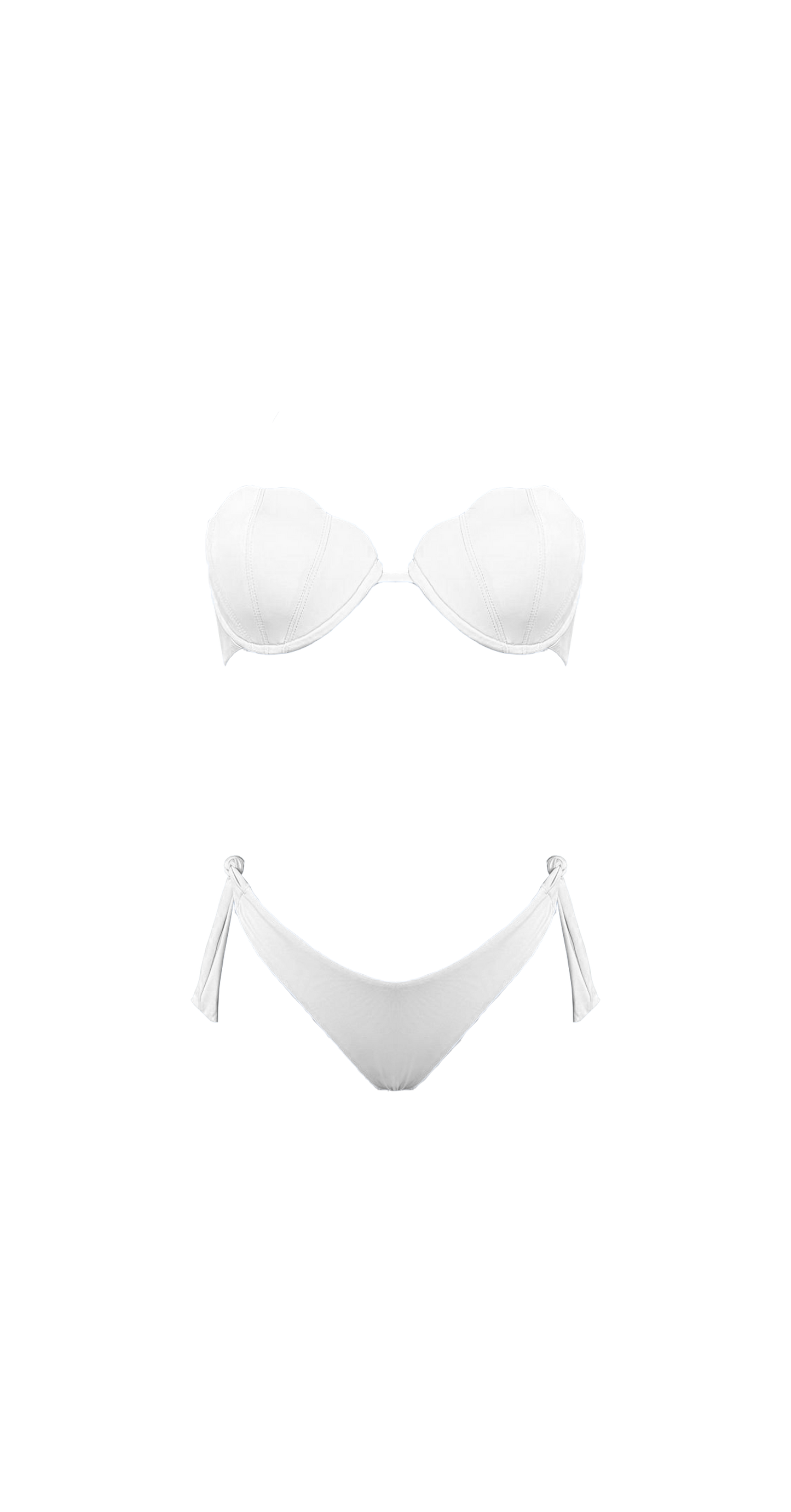 BIKINI CONCHIGLIA BIANCO