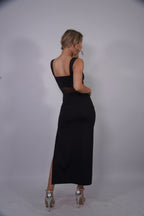 TULLE MAXI DRESS