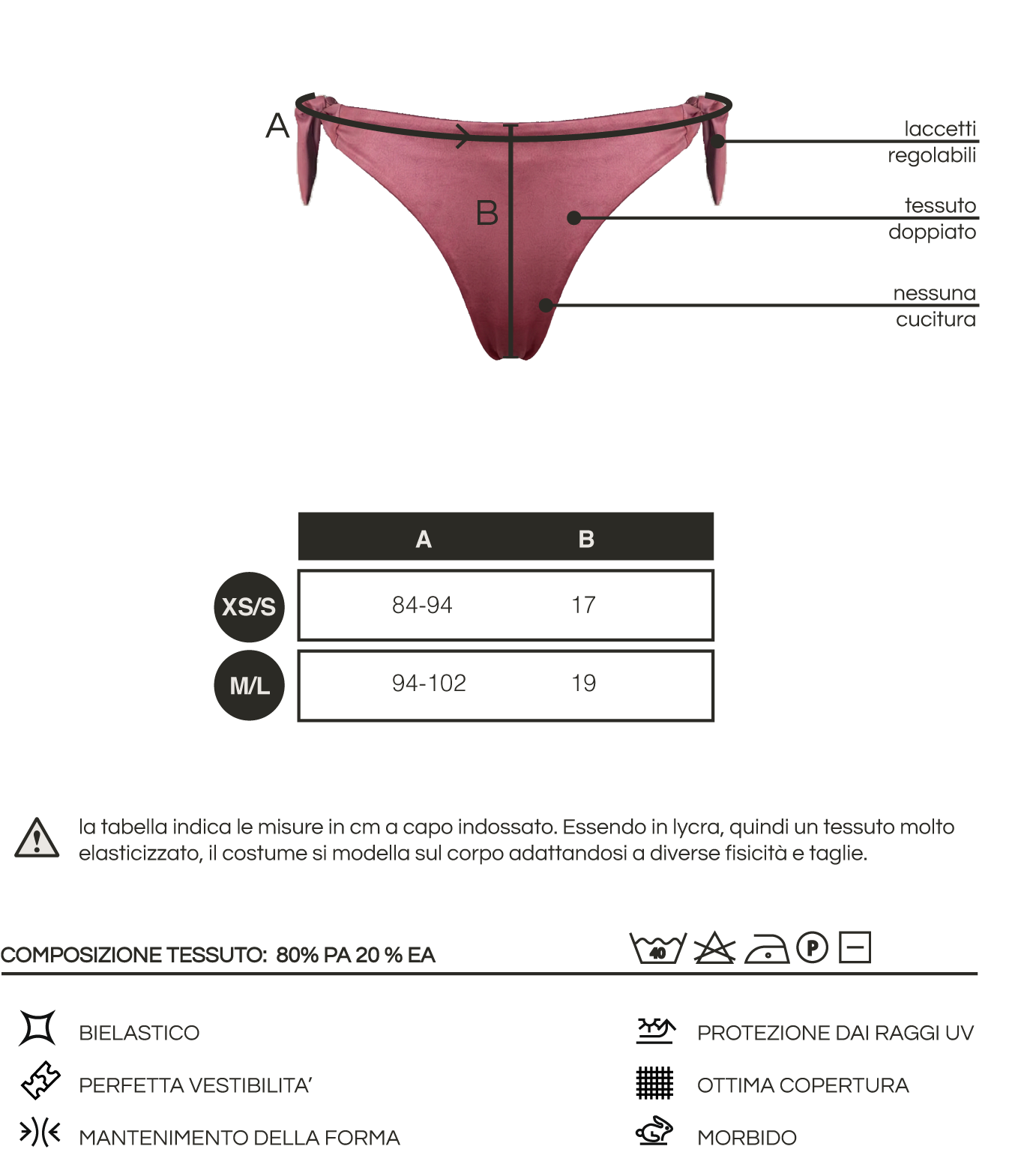 SLIP BRASILIANA BORDEAUX