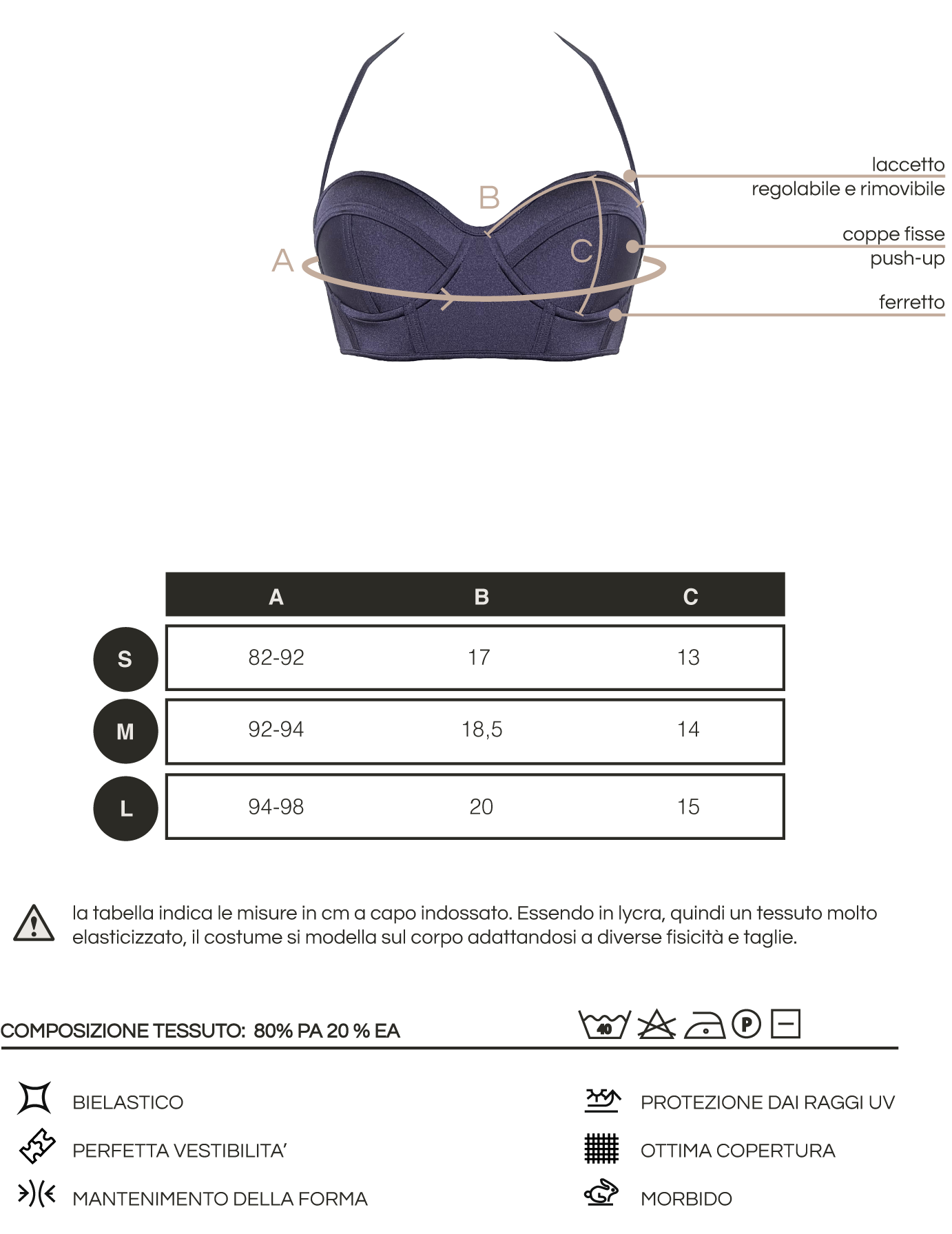 TOP CORSETTO NERO
