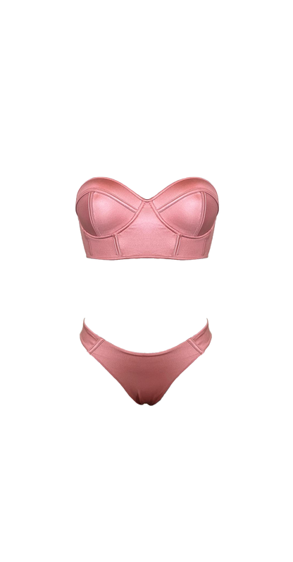 BIKINI CORSETTO ROSA